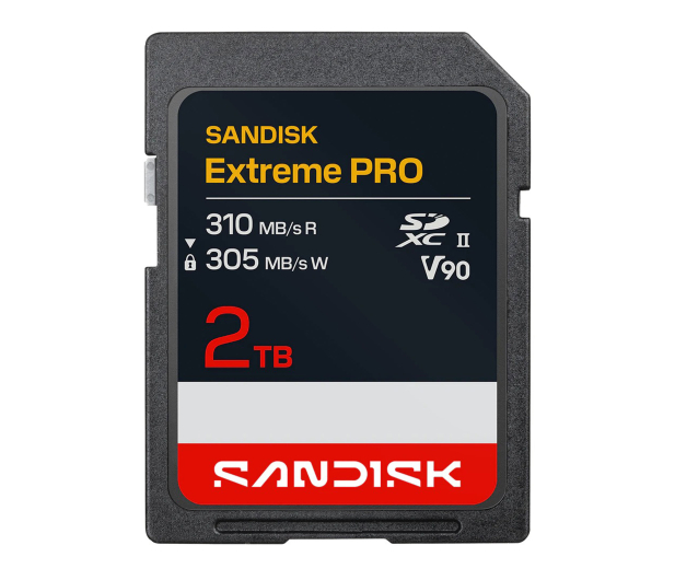 Sandisk 2TB SDXC Extreme PRO UHS-II V90 310/305 MB/s - 1549240 - zdjęcie
